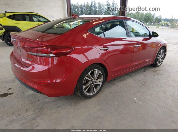 5NPD84LF7HH188581 2017 HYUNDAI ELANTRA Burgundy Tył prawy