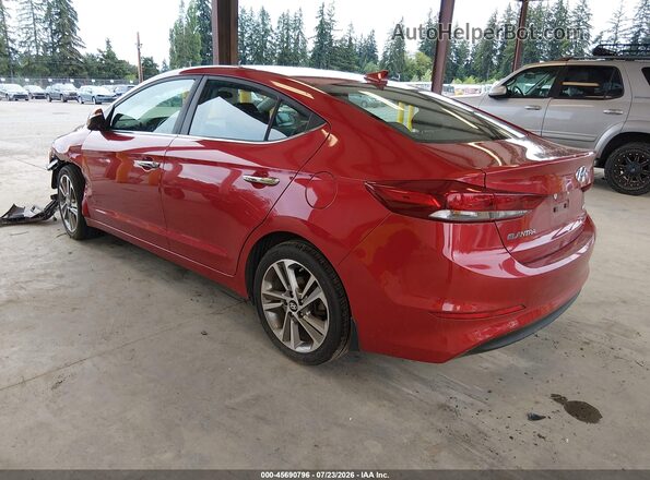 5NPD84LF7HH188581 2017 HYUNDAI ELANTRA Burgundy Tył lewy