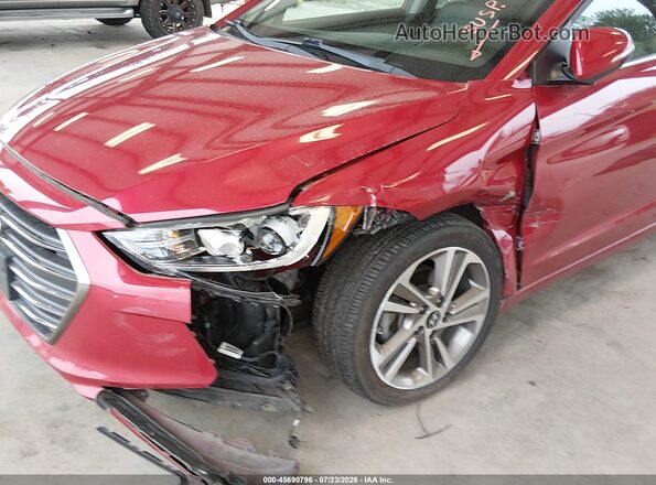 5NPD84LF7HH188581 2017 HYUNDAI ELANTRA Burgundy Widok z przodu