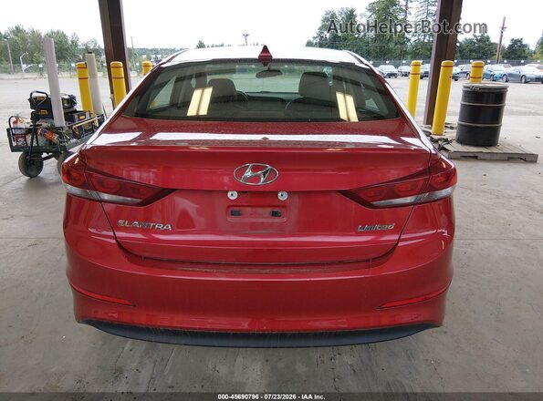 5NPD84LF7HH188581 2017 HYUNDAI ELANTRA Burgundy 