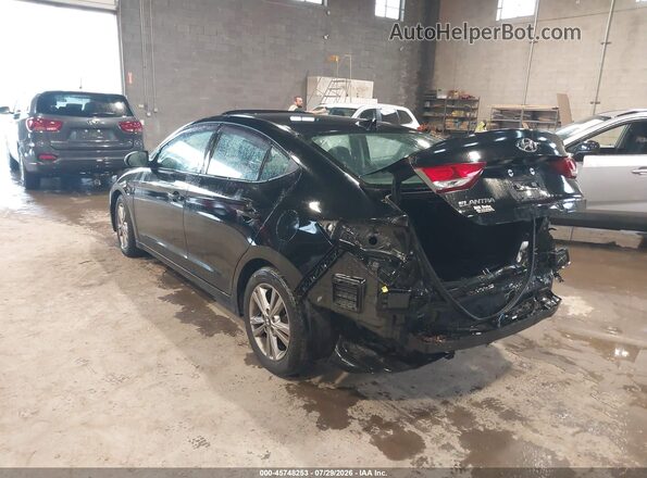 5NPD84LF7HH189293 2017 HYUNDAI ELANTRA Black Tył lewy