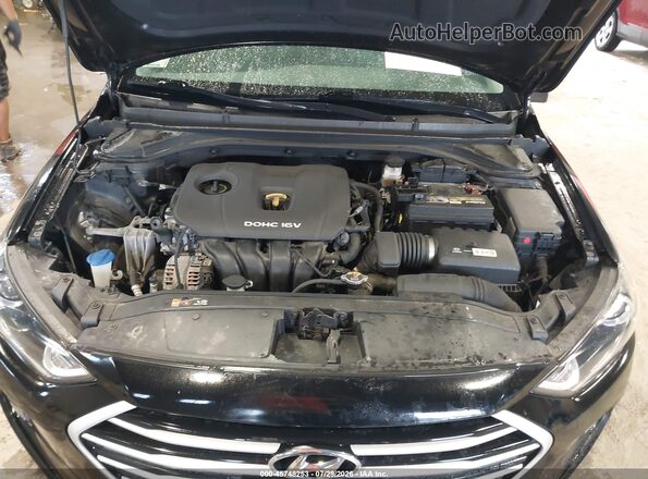 5NPD84LF7HH189293 2017 HYUNDAI ELANTRA Black Widok z tyłu