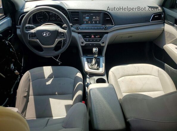 5NPD84LF7HH191626 2017 HYUNDAI ELANTRA Silver Առջևի վահանակի տեսք