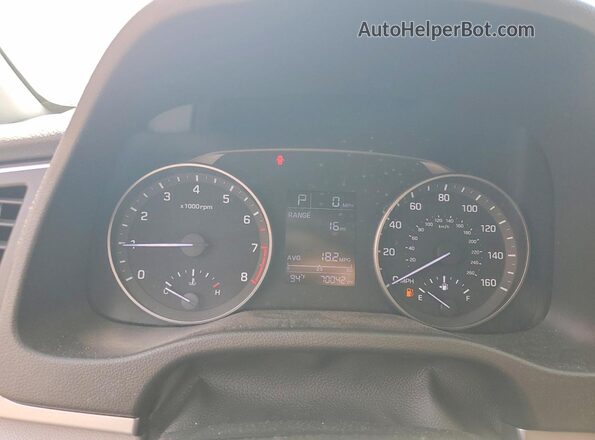 5NPD84LF7HH191626 2017 HYUNDAI ELANTRA Silver Սարքավորումների վահանակի տեսք