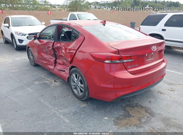 5NPD84LF7HH211535 2017 HYUNDAI ELANTRA Red უკანა მარცხენა