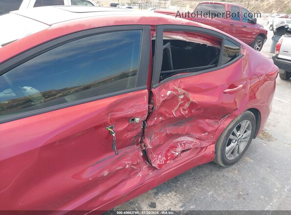 5NPD84LF7HH211535 2017 HYUNDAI ELANTRA Red წინა ხედი