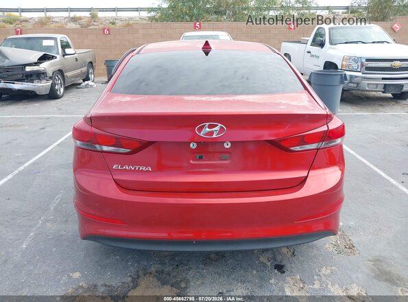 5NPD84LF7HH211535 2017 HYUNDAI ELANTRA Red 