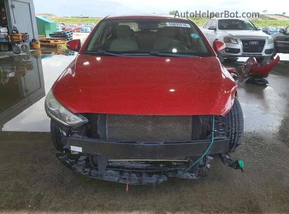 5NPD84LF7JH222976 2018 HYUNDAI ELANTRA Бордовый Вид спереди
