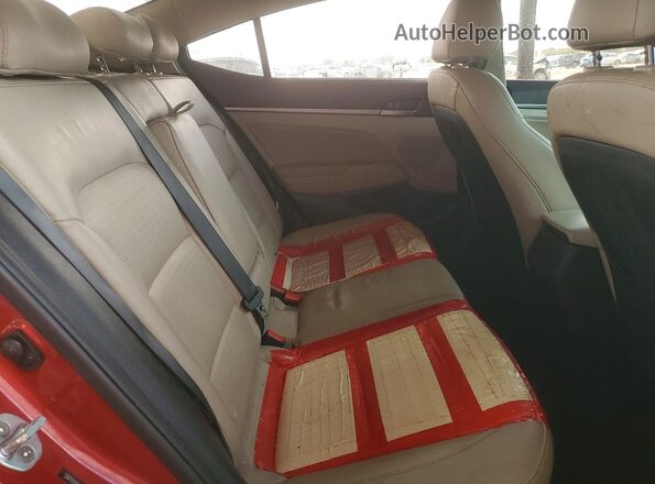 5NPD84LF7JH222976 2018 HYUNDAI ELANTRA Бордовый Вид задних сидений