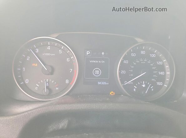 5NPD84LF7JH222976 2018 HYUNDAI ELANTRA Бордовый Вид щитка приборов