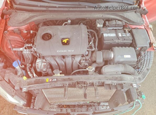 5NPD84LF7JH222976 2018 HYUNDAI ELANTRA Бордовый Вид задней части салона