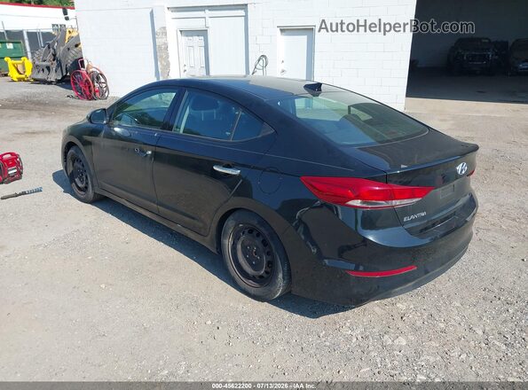 5NPD84LF7JH232827 2018 HYUNDAI ELANTRA Черный Задняя левая четверть