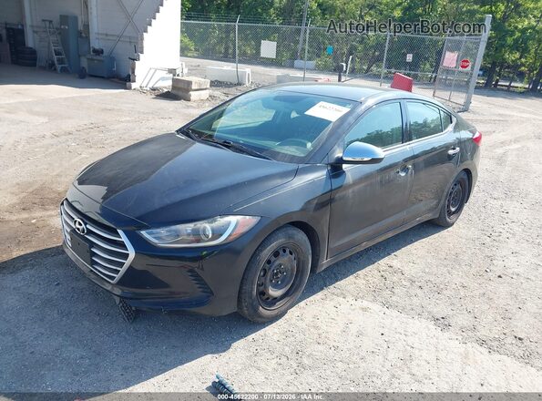 5NPD84LF7JH232827 2018 HYUNDAI ELANTRA Черный Передняя левая четверть