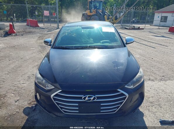 5NPD84LF7JH232827 2018 HYUNDAI ELANTRA Черный Вид щитка приборов