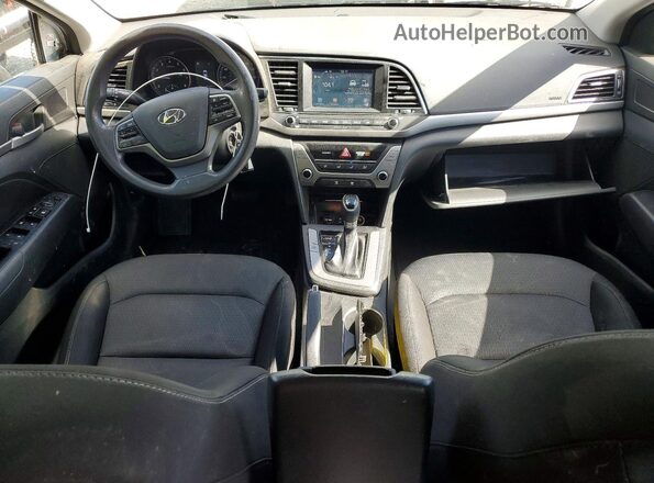 5NPD84LF7JH245271 2018 HYUNDAI ELANTRA White Widok deski rozdzielczej