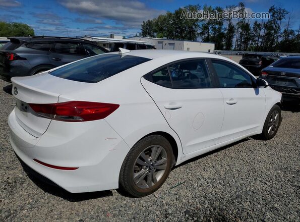 5NPD84LF7JH245271 2018 HYUNDAI ELANTRA White Tył prawy