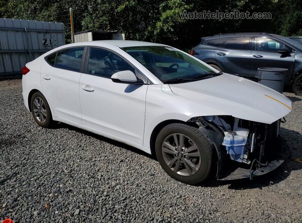 5NPD84LF7JH245271 2018 HYUNDAI ELANTRA White Przód prawy
