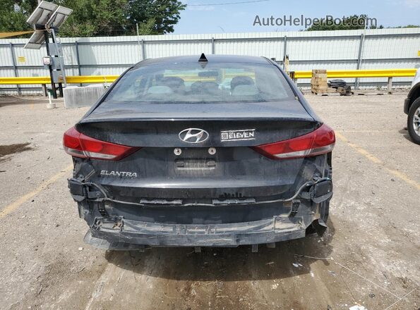5NPD84LF7JH245402 2018 HYUNDAI ELANTRA Black Rear view