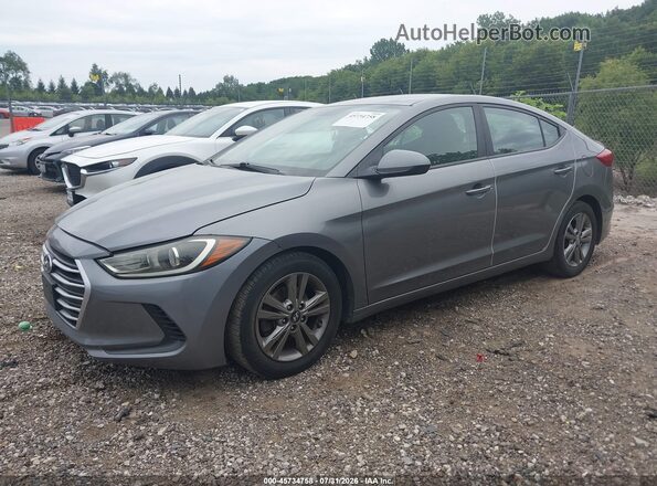 5NPD84LF7JH251698 2018 HYUNDAI ELANTRA Gray Передня ліва чверть