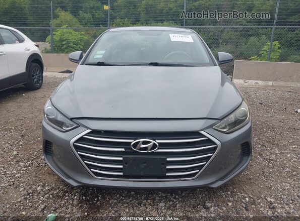 5NPD84LF7JH251698 2018 HYUNDAI ELANTRA Gray Вид щитка приладів