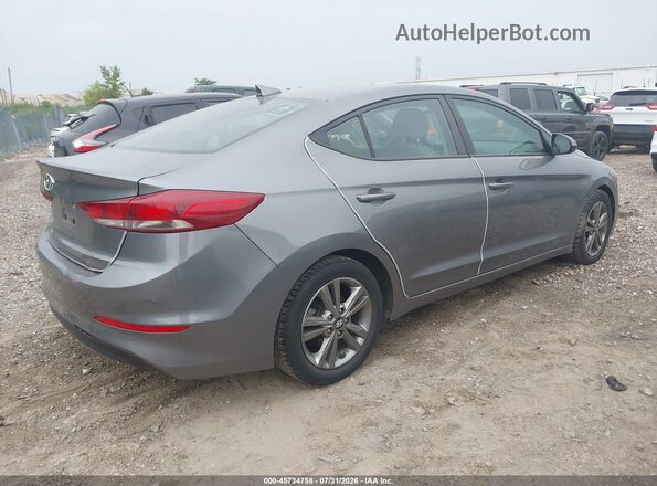 5NPD84LF7JH251698 2018 HYUNDAI ELANTRA Gray Задня права чверть