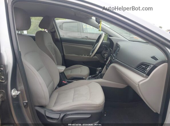 5NPD84LF7JH251698 2018 HYUNDAI ELANTRA Gray Вид салону спереду