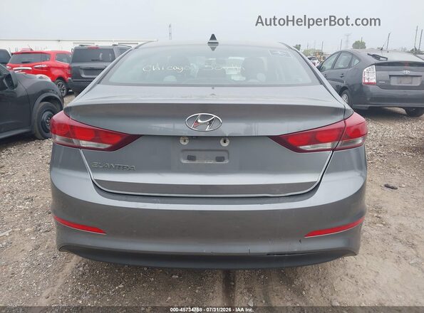 5NPD84LF7JH251698 2018 HYUNDAI ELANTRA Gray 