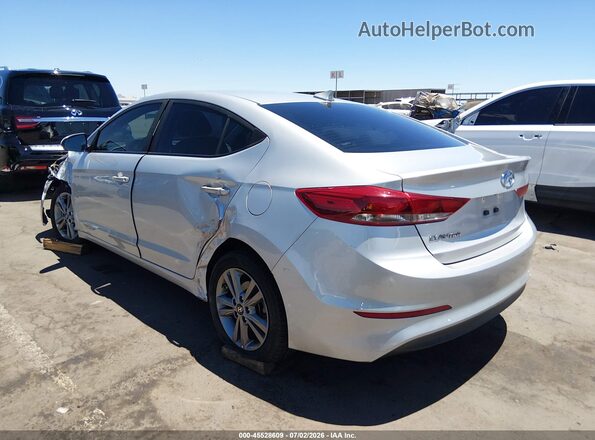 5NPD84LF7JH257498 2018 HYUNDAI ELANTRA Silver უკანა მარცხენა