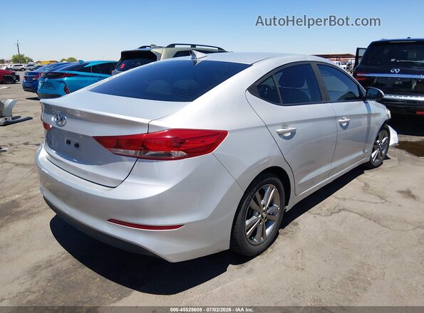 5NPD84LF7JH257498 2018 HYUNDAI ELANTRA Silver უკანა მარჯვენა
