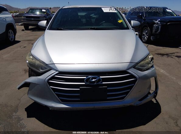 5NPD84LF7JH257498 2018 HYUNDAI ELANTRA Silver ხელსაწყოთა პანელის ხედი