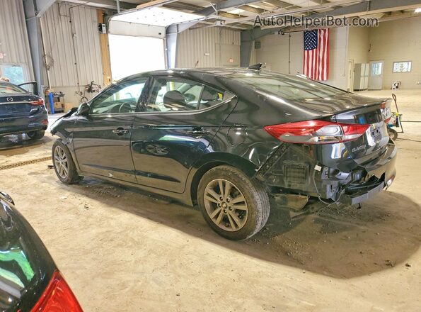 5NPD84LF7JH266850 2018 HYUNDAI ELANTRA Black Tył lewy