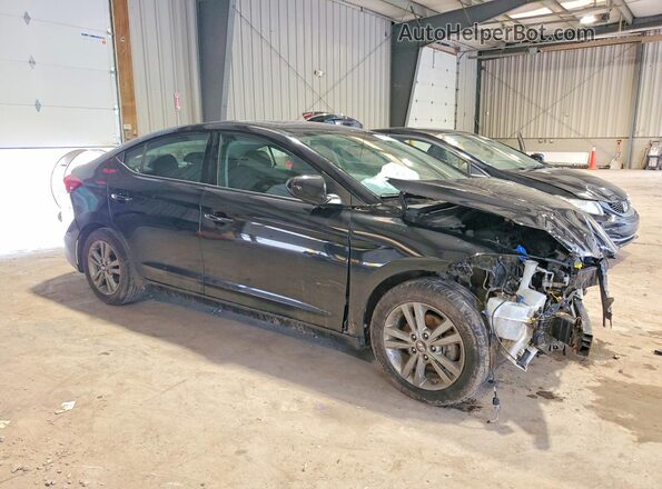 5NPD84LF7JH266850 2018 HYUNDAI ELANTRA Black Przód prawy