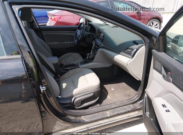 5NPD84LF7JH267318 2018 HYUNDAI ELANTRA Black Սալոնի դիմացի տեսք