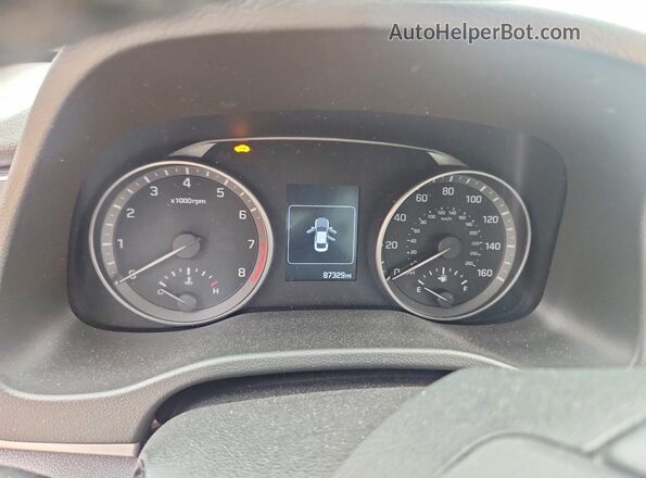 5NPD84LF7JH276200 2018 HYUNDAI ELANTRA Gray ხელსაწყოთა პანელის ხედი