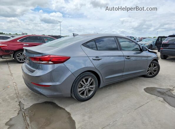 5NPD84LF7JH279534 2018 HYUNDAI ELANTRA Gray Trasero derecho