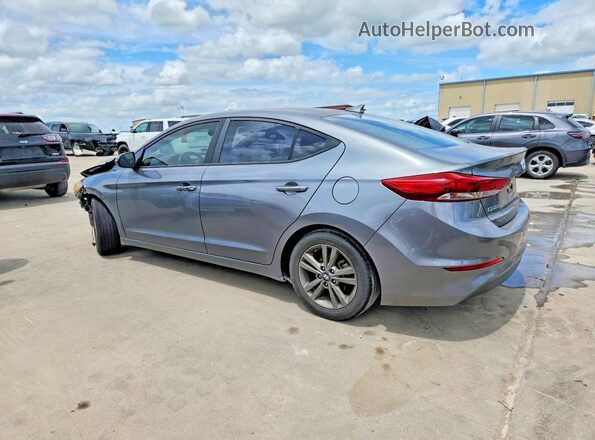 5NPD84LF7JH279534 2018 HYUNDAI ELANTRA Gray Trasero izquierdo