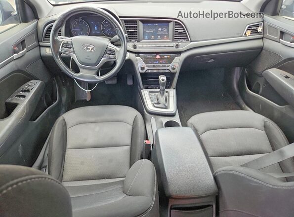 5NPD84LF7JH279534 2018 HYUNDAI ELANTRA Gray Vista del salpicadero