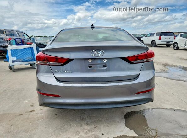 5NPD84LF7JH279534 2018 HYUNDAI ELANTRA Gray Vista trasera