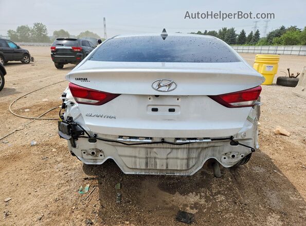 5NPD84LF7JH280912 2018 HYUNDAI ELANTRA Silver Rear view
