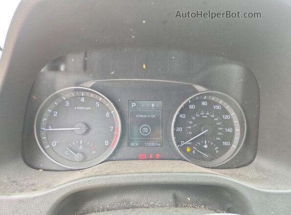 5NPD84LF7JH280912 2018 HYUNDAI ELANTRA Silver Instrument cluster view