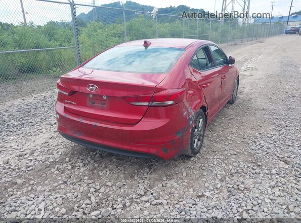 5NPD84LF7JH294549 2018 HYUNDAI ELANTRA Red Rear right