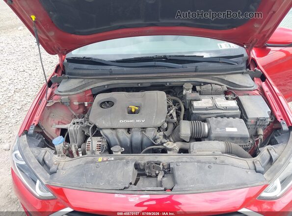 5NPD84LF7JH294549 2018 HYUNDAI ELANTRA Red Rear view