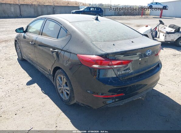 5NPD84LF7JH302424 2018 HYUNDAI ELANTRA Black უკანა მარცხენა