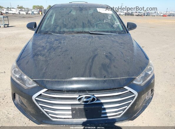 5NPD84LF7JH302424 2018 HYUNDAI ELANTRA Black წინა ხედი