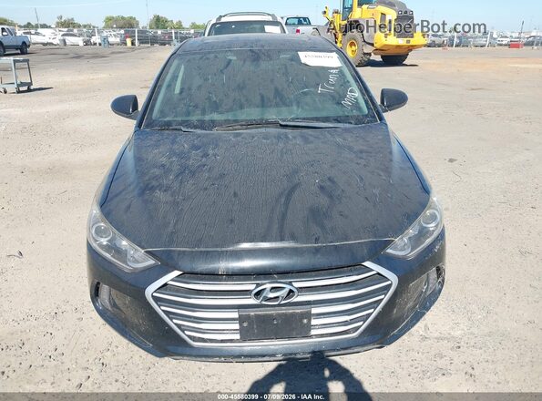 5NPD84LF7JH302424 2018 HYUNDAI ELANTRA Black ხელსაწყოთა პანელის ხედი