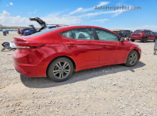 5NPD84LF7JH306506 2018 HYUNDAI ELANTRA Red Հետևի աջ