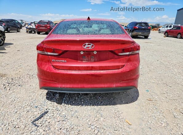5NPD84LF7JH306506 2018 HYUNDAI ELANTRA Red Հետևի տեսք