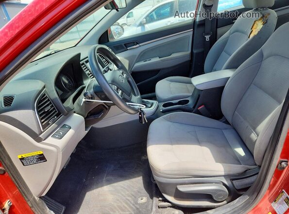 5NPD84LF7JH306506 2018 HYUNDAI ELANTRA Red Սալոնի դիմացի տեսք