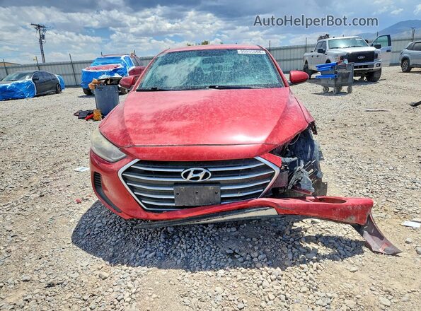 5NPD84LF7JH306506 2018 HYUNDAI ELANTRA Red Դիմացի տեսք