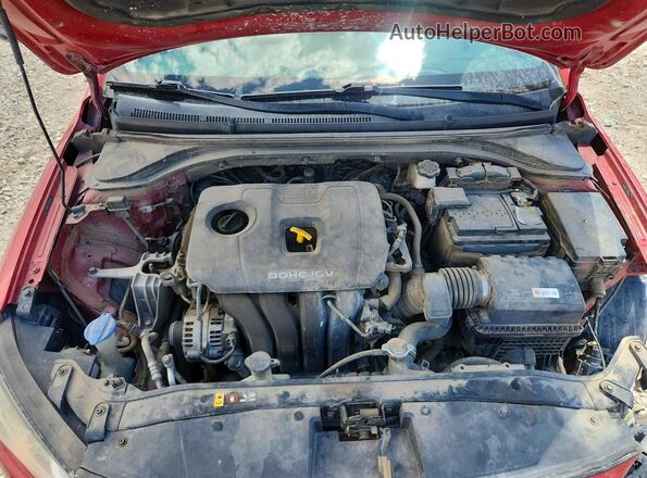 5NPD84LF7JH306506 2018 HYUNDAI ELANTRA Red Սալոնի հետևի տեսք